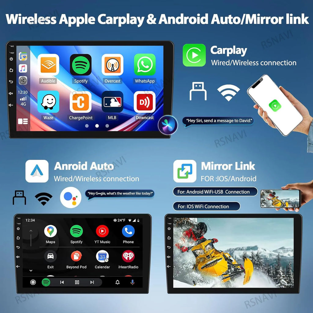 Kia Rio Android 15 — 2K Screen, CarPlay, GPS