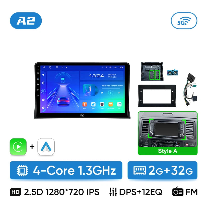 VW Amarok/T5 — Wireless CarPlay, HDMI, Android