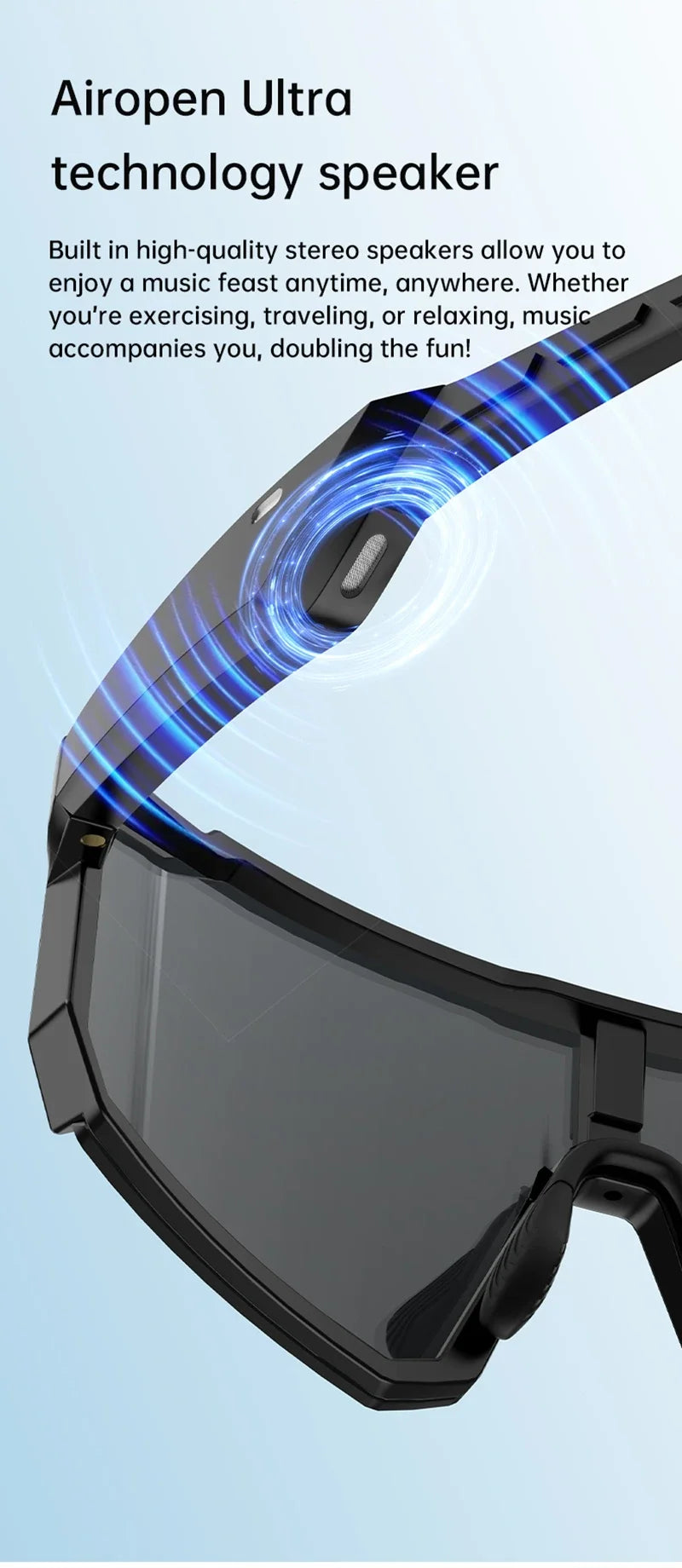 OnePlus AI Glasses — Bluetooth Audio, Windproof