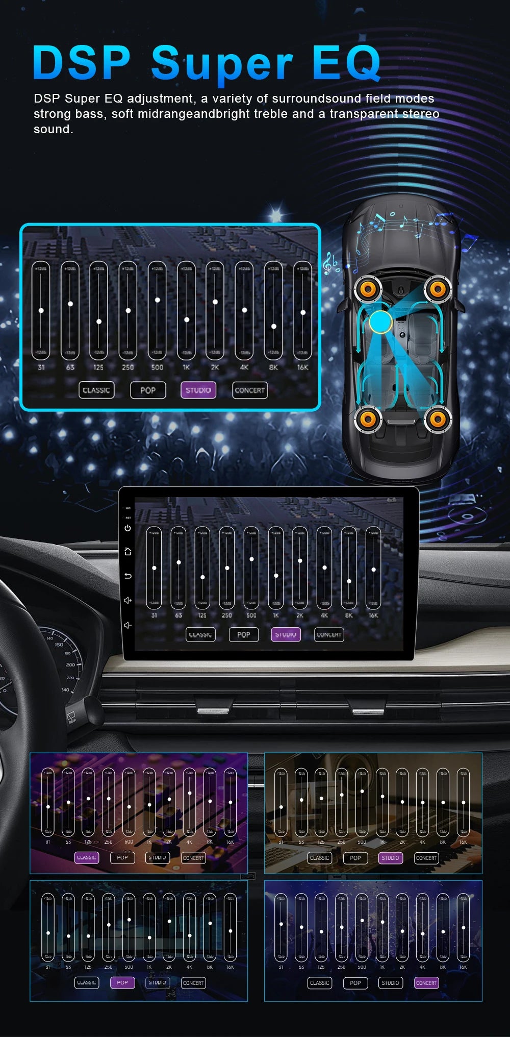 Ford Focus Android 15 — Wireless CarPlay, WiFi