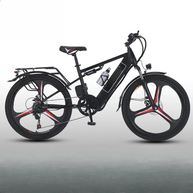 26-inch electric bicycle, 400W motor, 48V 30AH battery, adult ebike, multiple colors available, fashionable electric bike — available at Teckeleck
