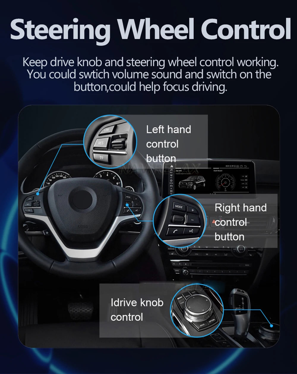 Jeep Wrangler JK — Android 15, CarPlay, Multimedia