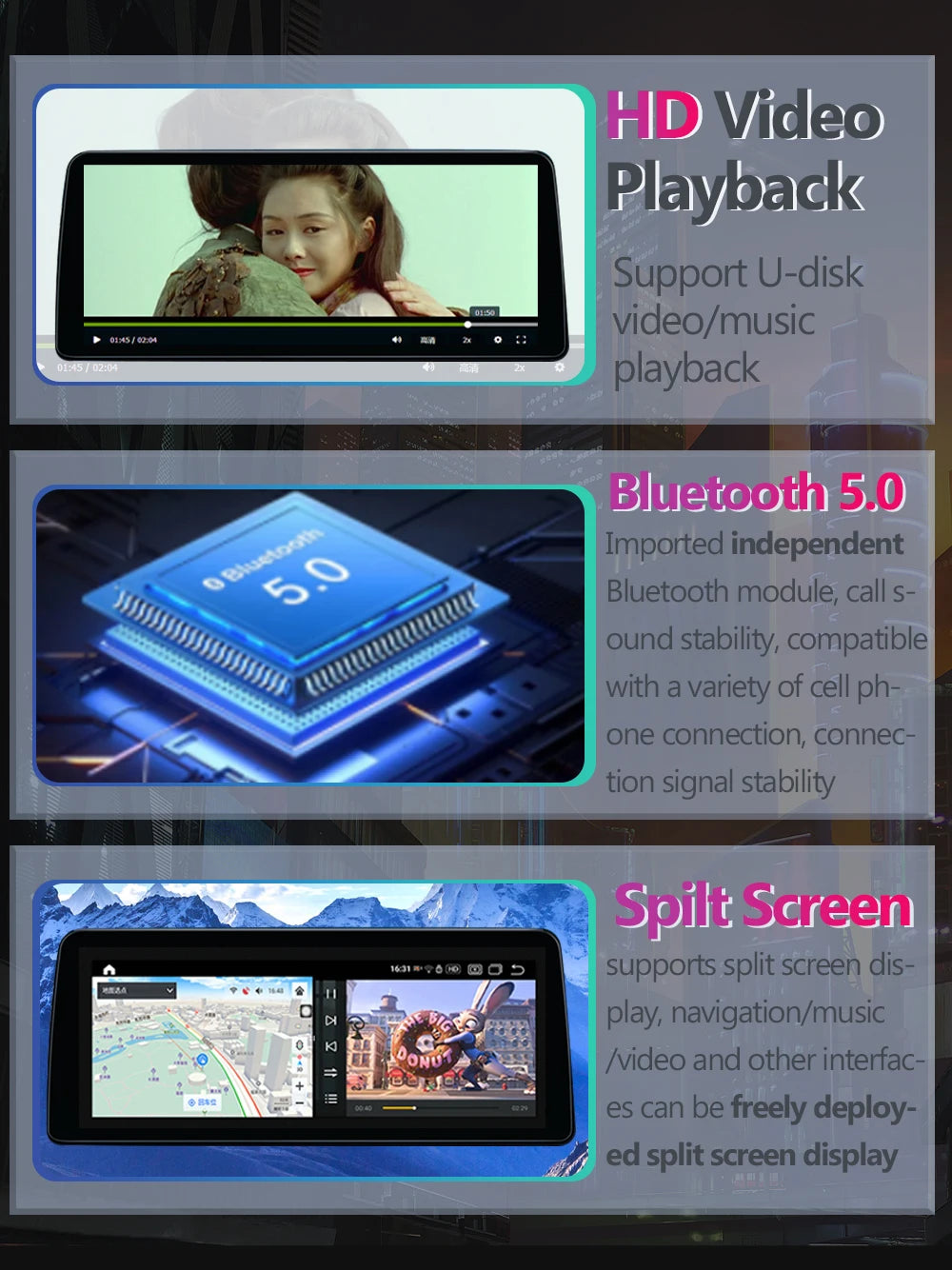 Jeep Wrangler JK — Android 15, CarPlay, Multimedia