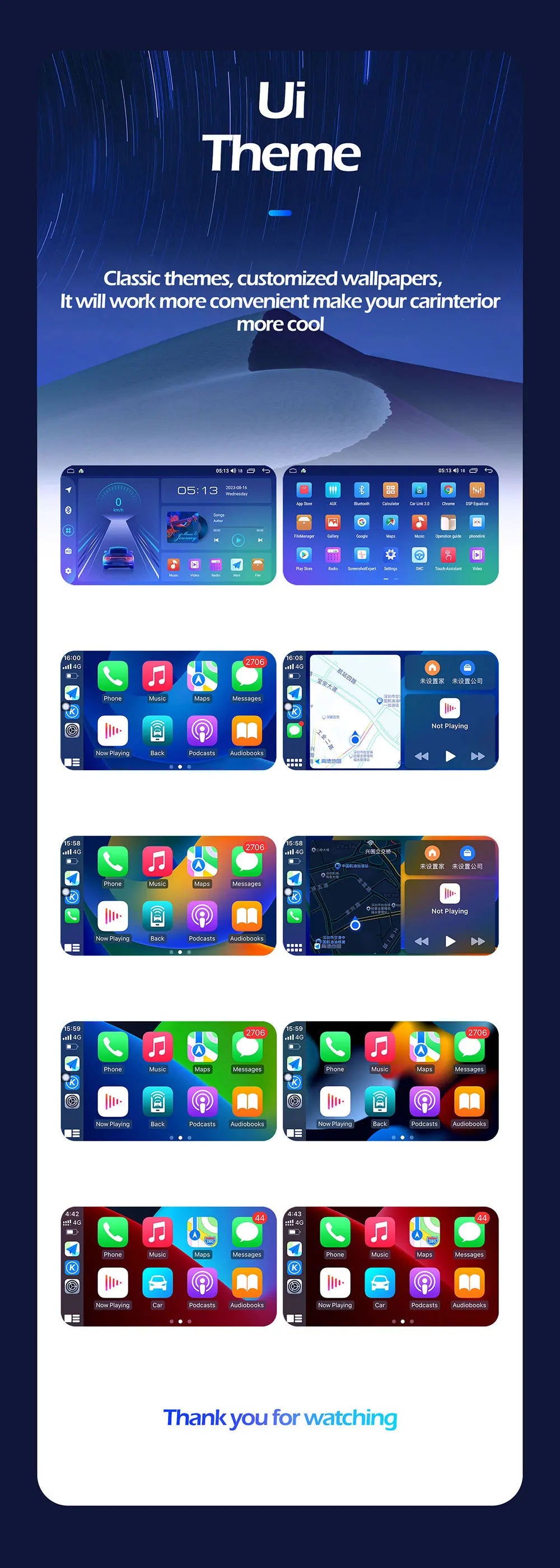 Peugeot 2008/208 — Android 16, CarPlay, GPS