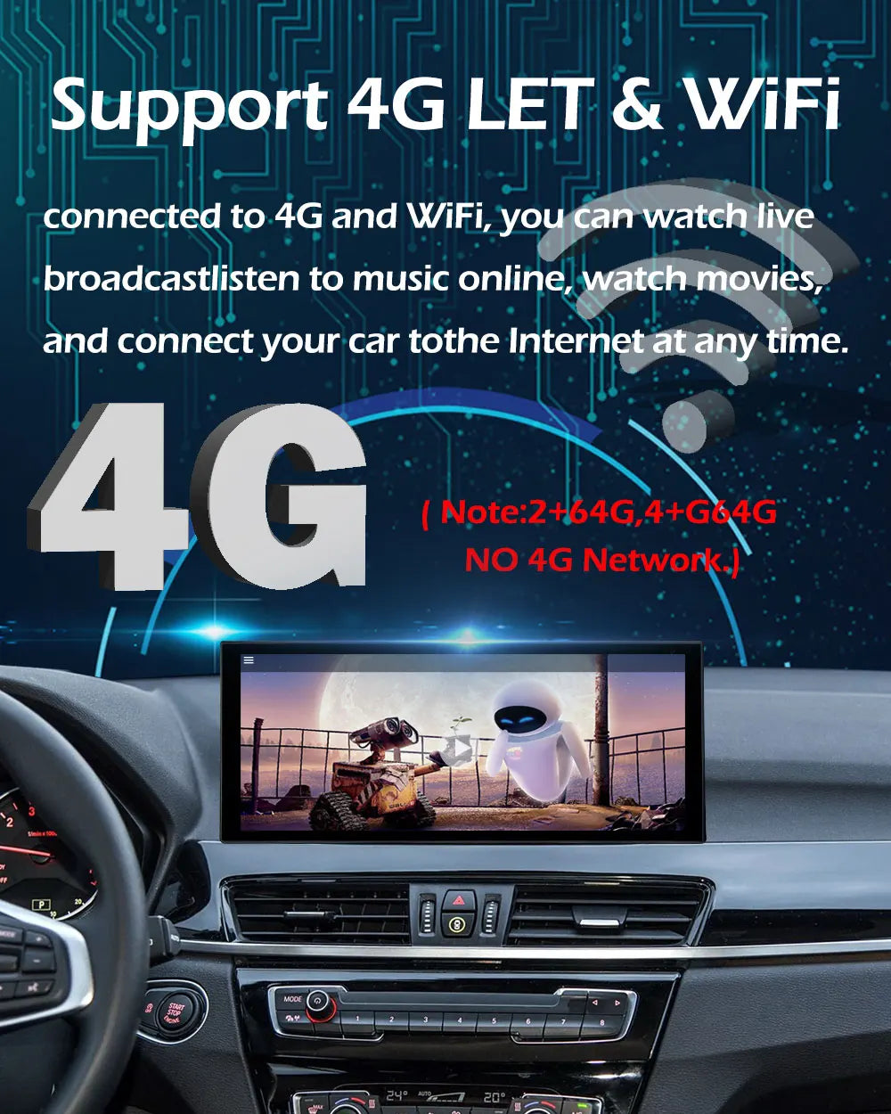 Audi A4 B8/A5 — RHD CarPlay, DSP, WiFi