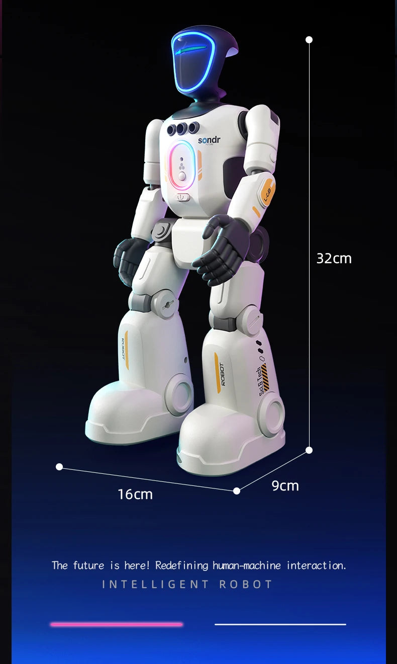 Intelligent RC Robot Programming Gesture Sensing Remote Controll Robots Smart Intelligent Dancing RC Robot Toy Gift for Kid R40