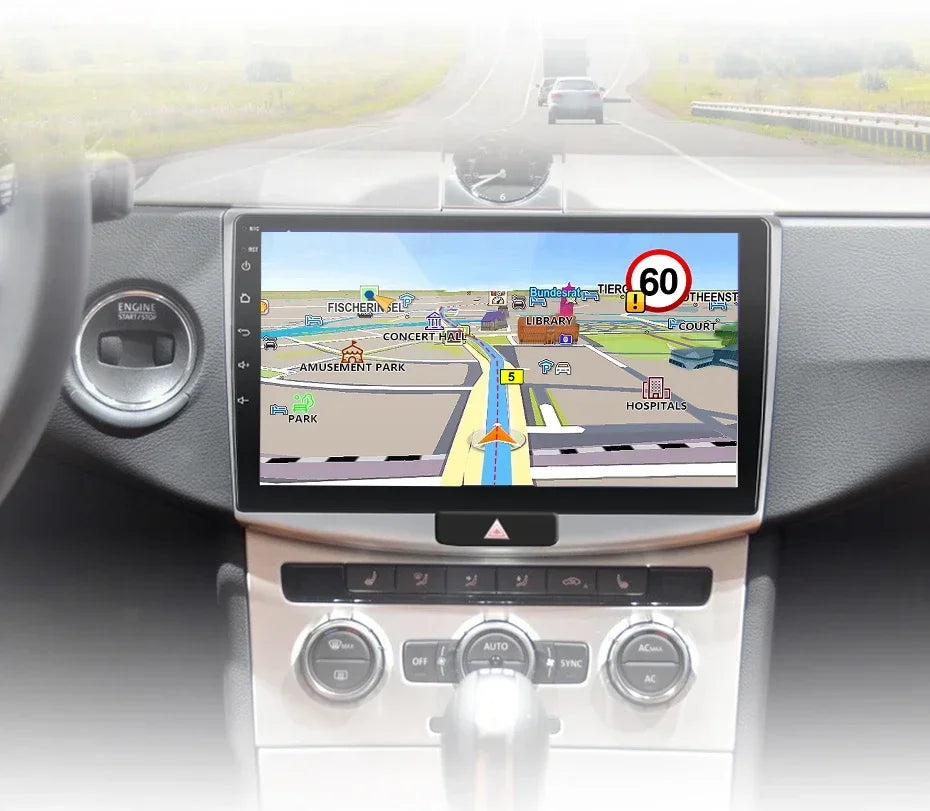 Junsun Wireless CarPlay Radio — VW Passat B6/B7 & CC 2005-2014, Android GPS, WLAN, DSP