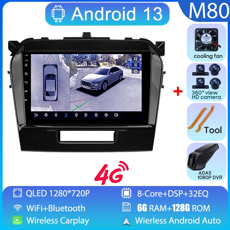 Suzuki Vitara — Android Car Radio, GPS, CarPlay