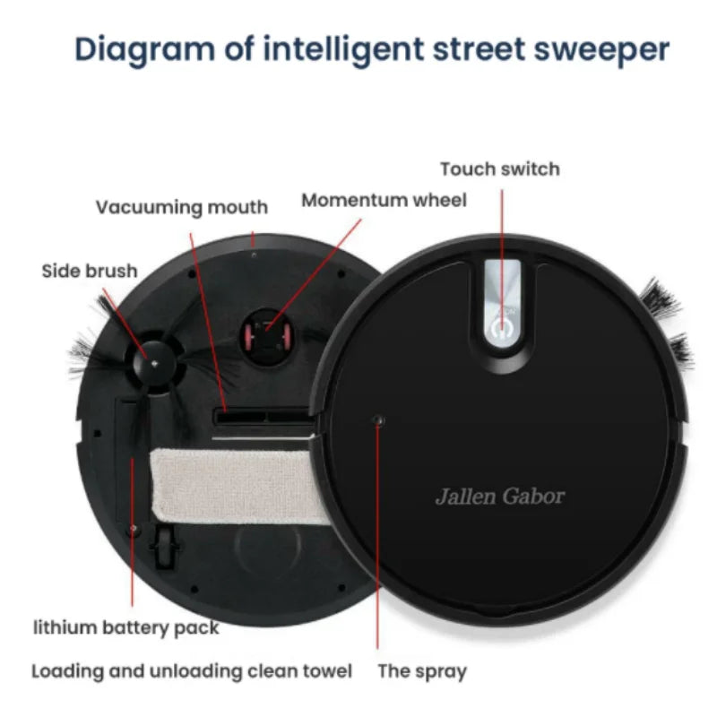 5-in-1 Robot Vacuum — Vacuum, Mop & Humidify