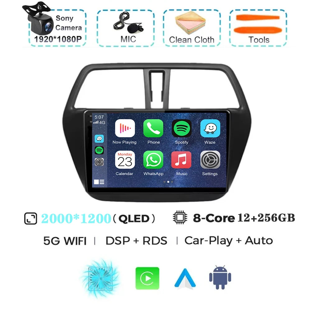 Suzuki SX4 Android 15 — Wireless CarPlay, 4G GPS