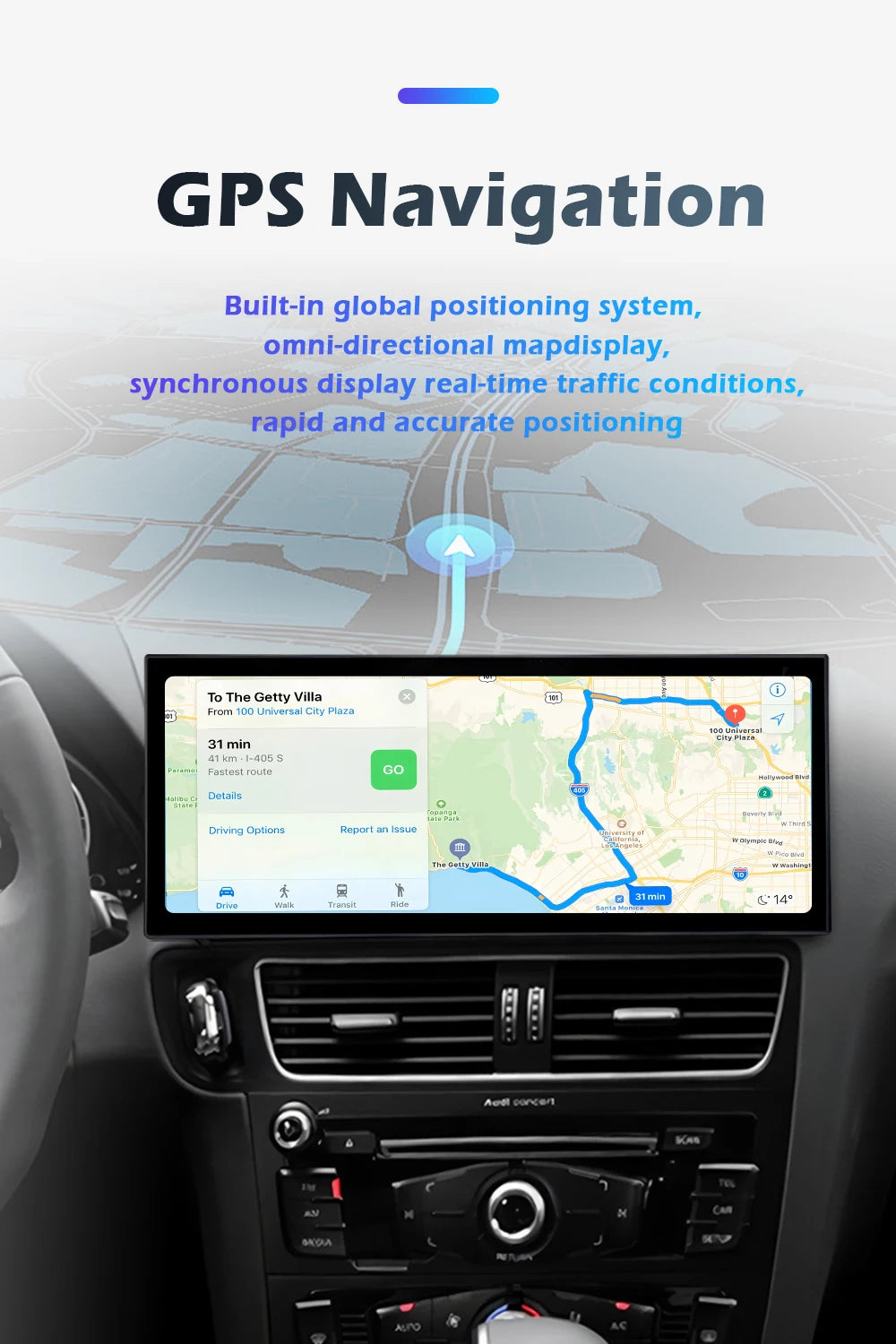 Audi A4/A5 Android 16 — Wireless CarPlay, QLED