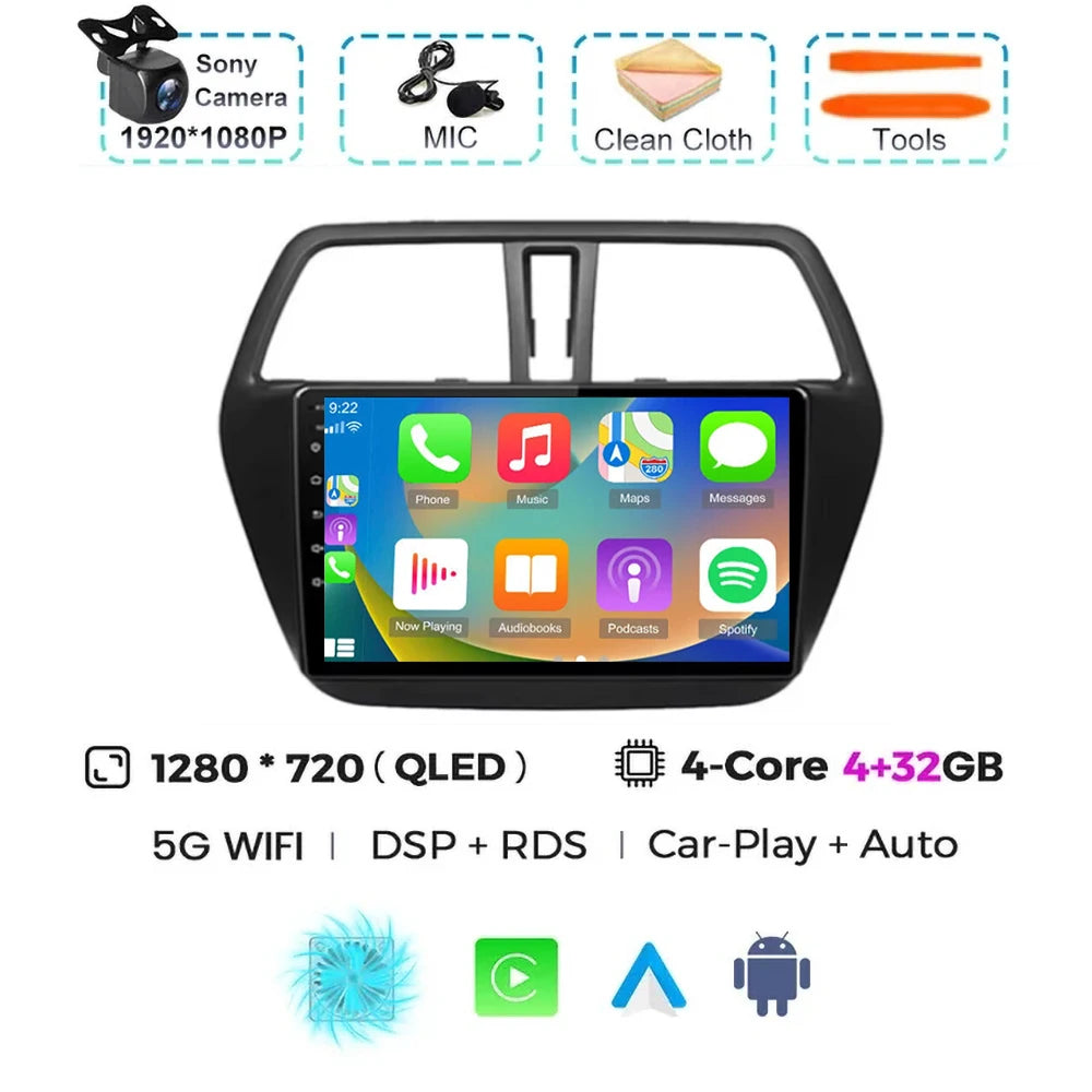 Suzuki SX4 Android 15 — Wireless CarPlay, 4G GPS