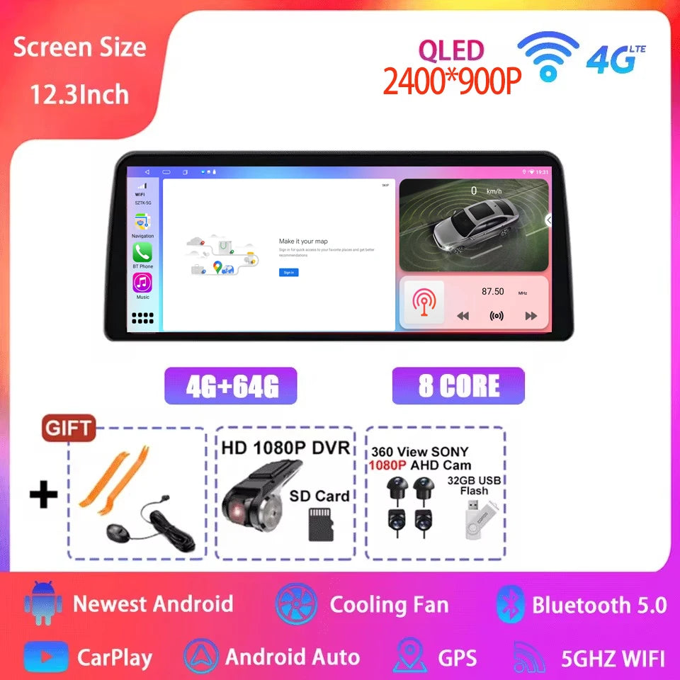 Honda CR-V 12.3" — QLED, Android 15, CarPlay