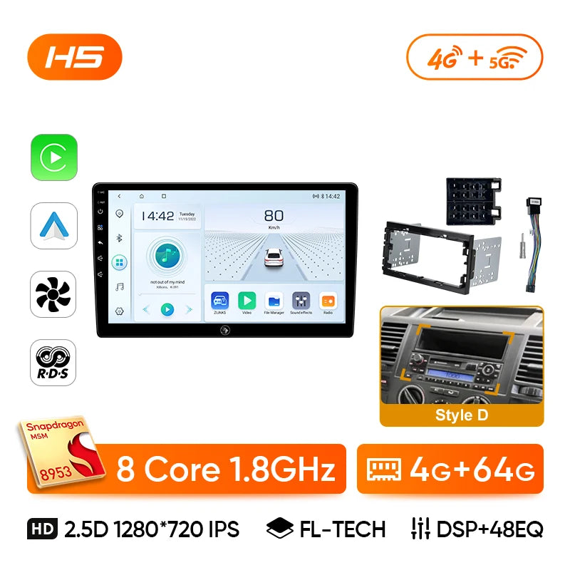 VW Amarok/T5 — Wireless CarPlay, HDMI, Android