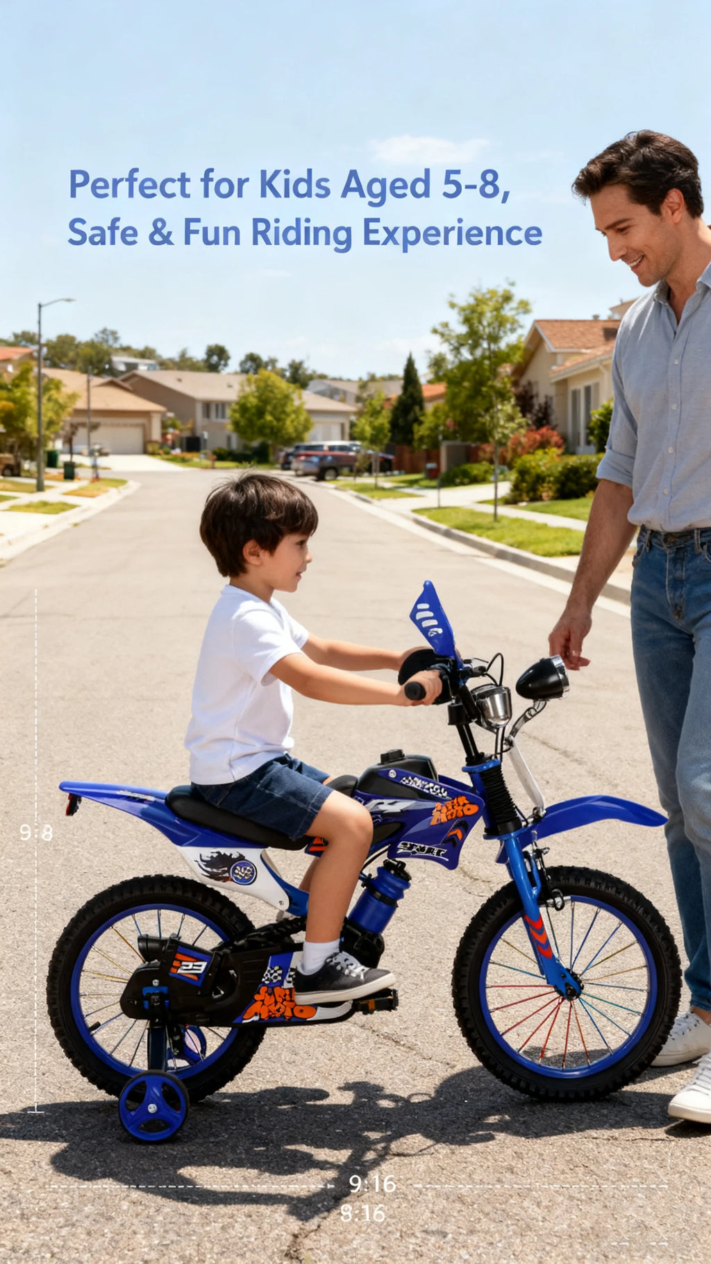 Kids Off-Road Bike — 12/16", Pedal Bicycle