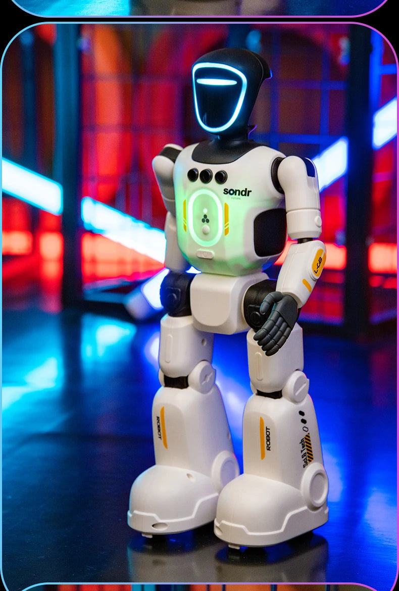 Intelligent RC Robot Programming Gesture Sensing Remote Controll Robots Smart Intelligent Dancing RC Robot Toy Gift for Kid R40