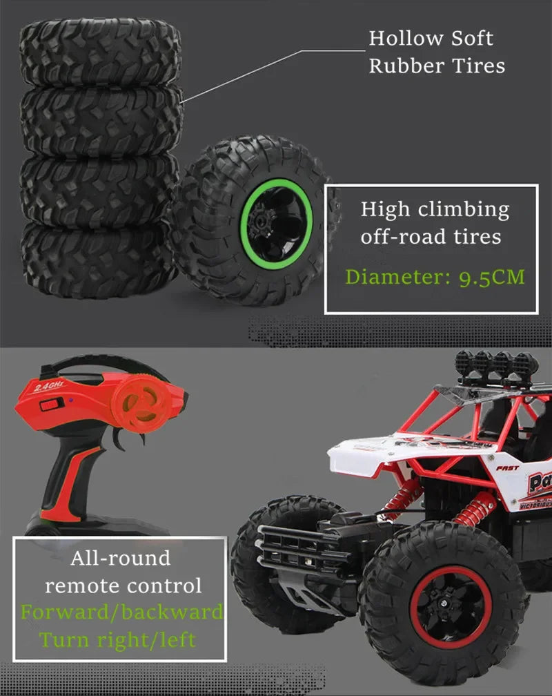 1:12 37cm/1:16 28cm 4WD RC Car Trucks High Speed 2.4G Radio Control Off-Road4x4 Vehicle Children Electric Car Kids Toys for Boys