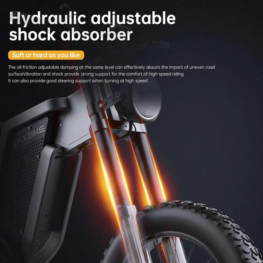 EKXBike X21 Readygo — 2000W, 48V35AH, Fat Tires