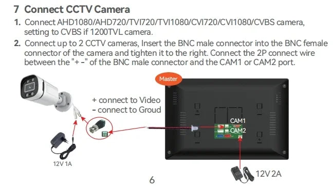 Anjielo Tuya 1080P 7/10 Zoll Touch-Monitor Fingerabdruck-Entsperrung Video-Gegensprechanlage Türklingel-Sicherheitssystem für Villen und Eigenheime