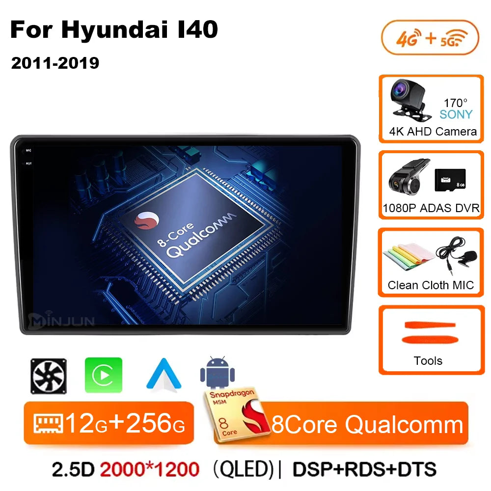 Hyundai i40 — Android 15, Wireless CarPlay