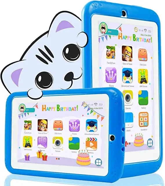 7" Kids Tablet — Dual Camera, Free Case