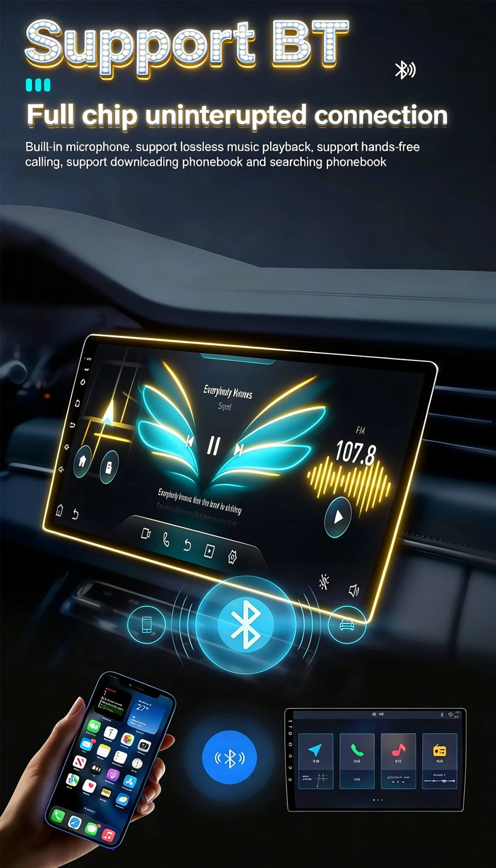VW Tiguan Android 17 — 4G DSP, CarPlay