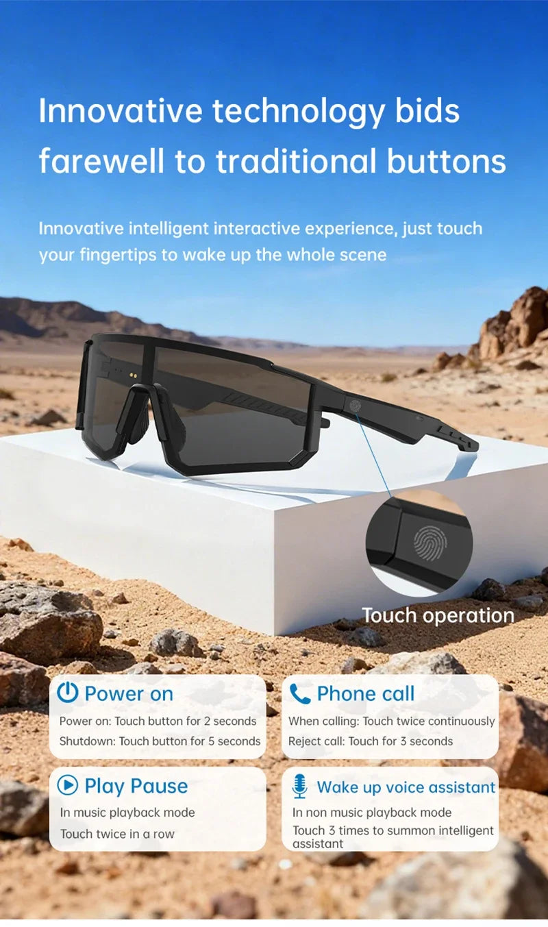 OnePlus AI Glasses — Bluetooth Audio, Windproof