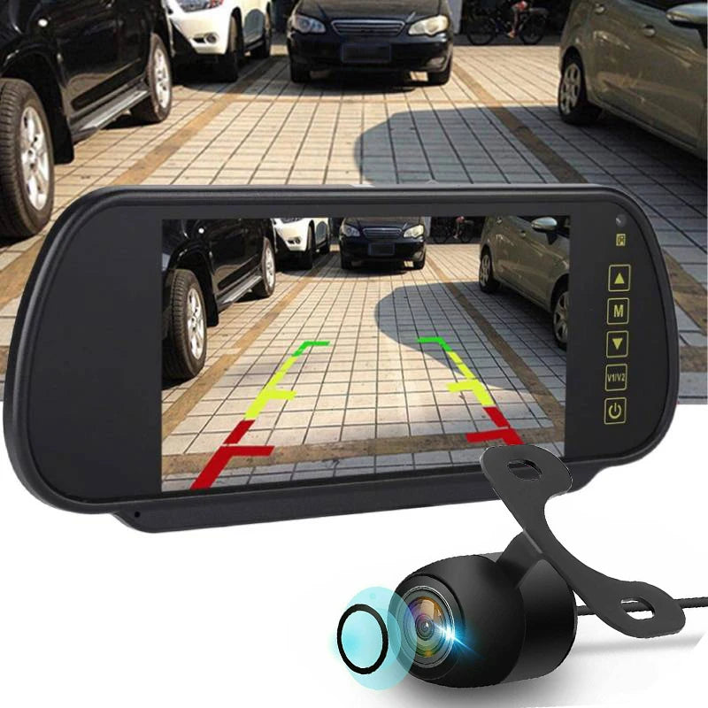 Mirror Monitor Camera Kit — Night Vision, 7" Display