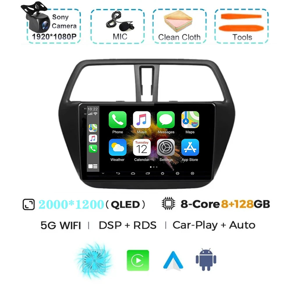 Suzuki SX4 Android 15 — Wireless CarPlay, 4G GPS