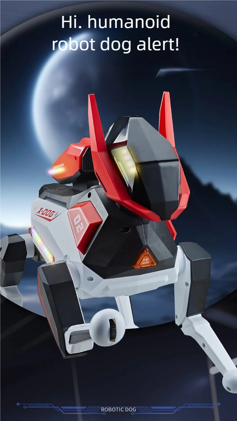 AI Simulation Robot Dog Intelligent Machine Dog Voice Command APP Control Programming Interactive Performs Acrobatics Robot Dog