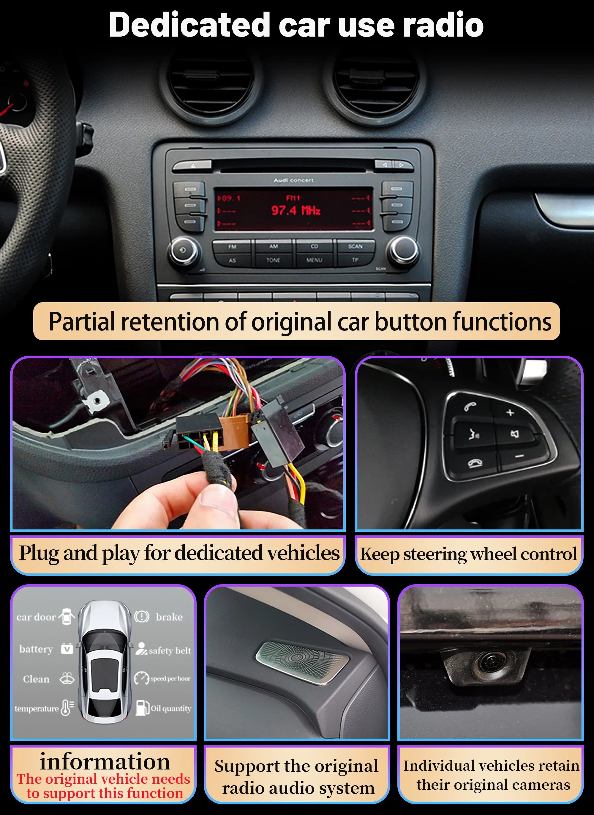 12.3" Android Radio — Honda Civic, CarPlay