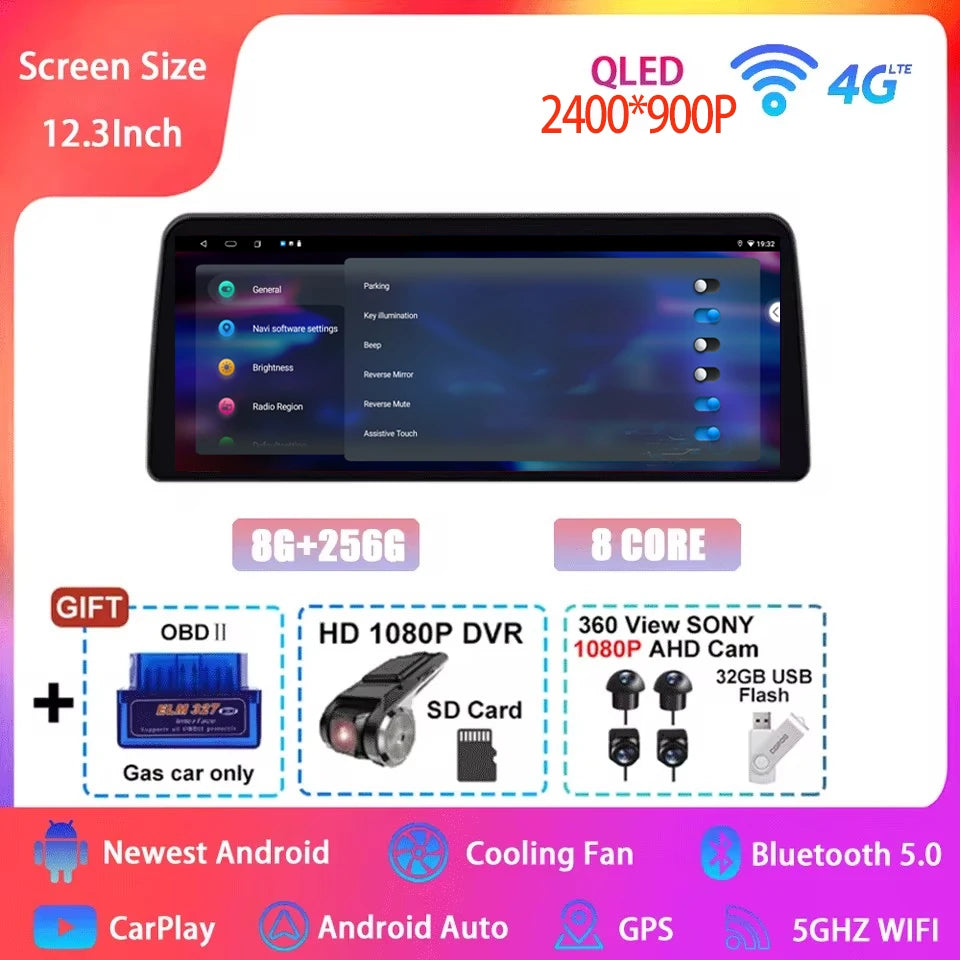 Honda CR-V 12.3" — QLED, Android 15, CarPlay
