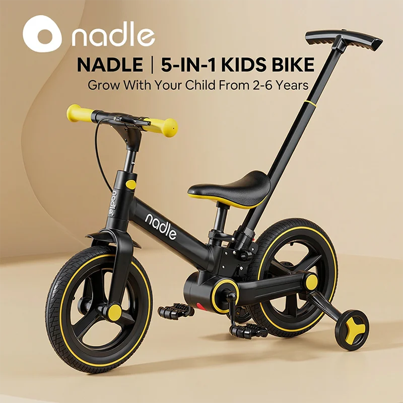 4-in-1 Balance Bike — Folding, Kids Pedal Bike