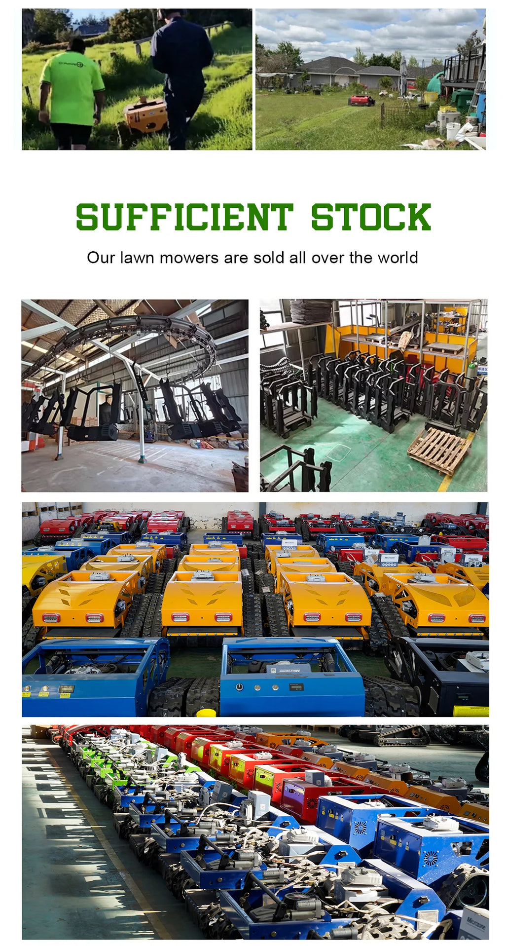 Customized Durable Reliable Lawn Mower High Efficiency Powerful Engine Fast Operating Speed Low Noise High Load Ce Epa