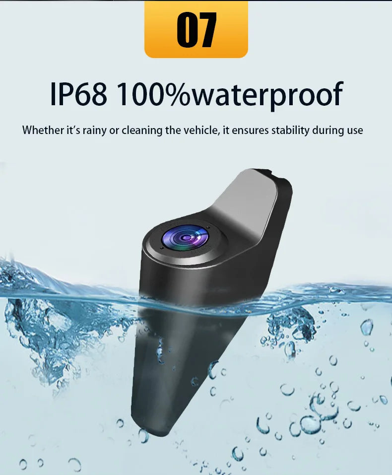 12" 4K Dash Cam — 360°, ADAS, Parking Mode
