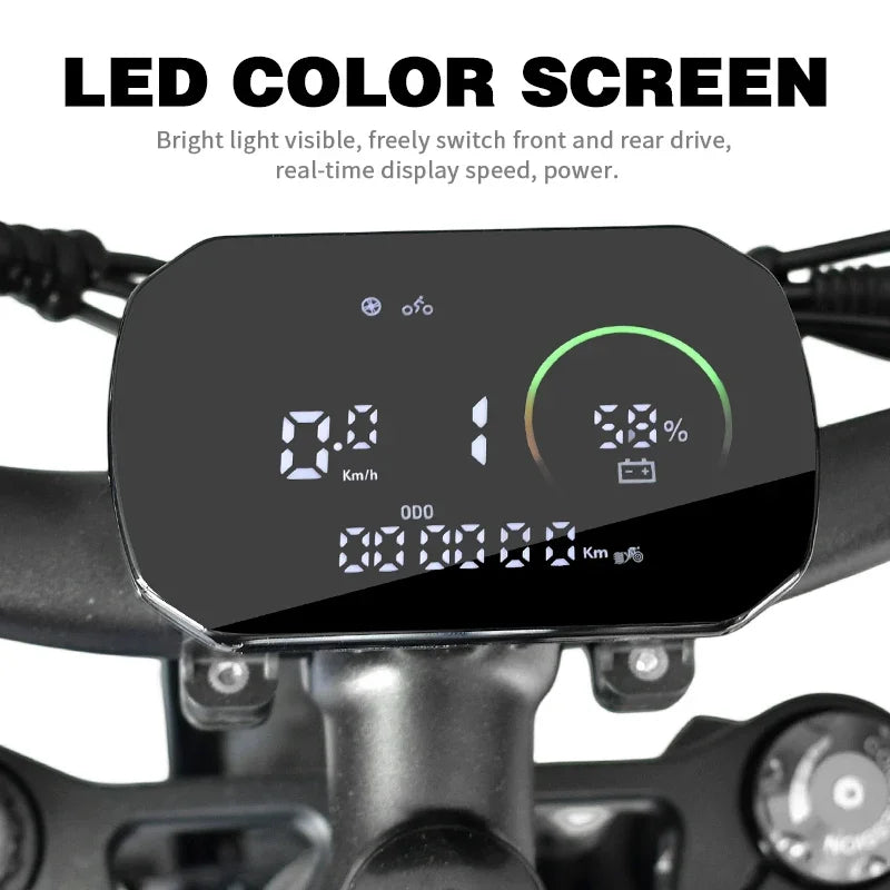 Electric Bicycle S8 — 3500W, Fat Tire, Disc Brakes