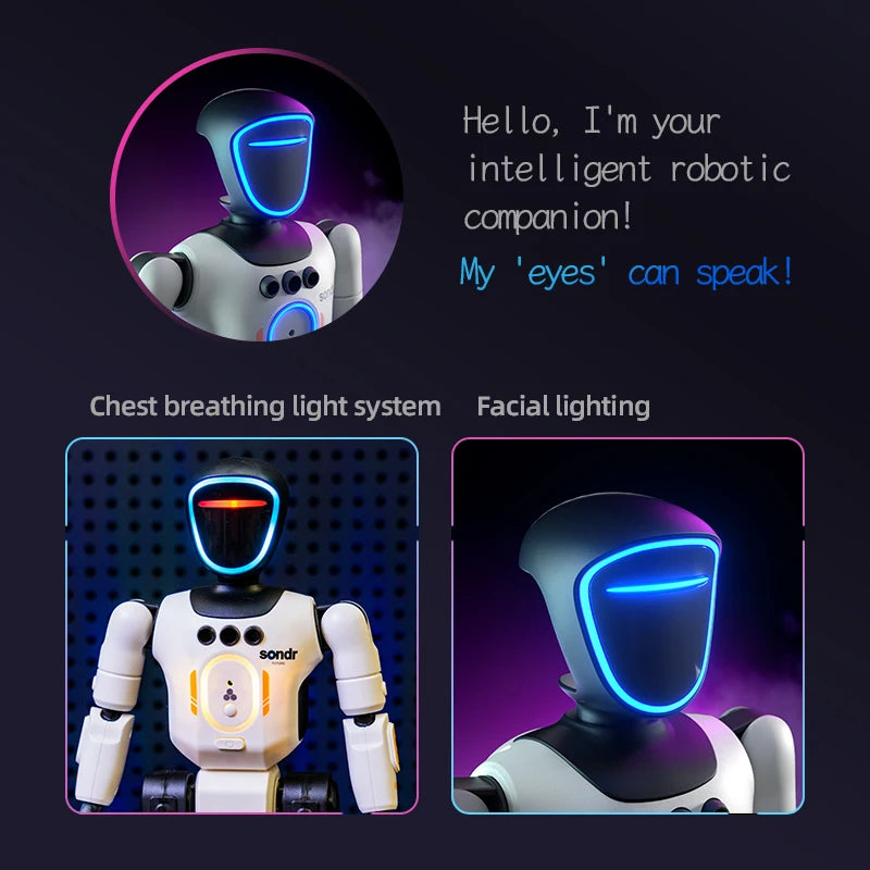 Intelligent RC Robot Programming Gesture Sensing Remote Controll Robots Smart Intelligent Dancing RC Robot Toy Gift for Kid R40