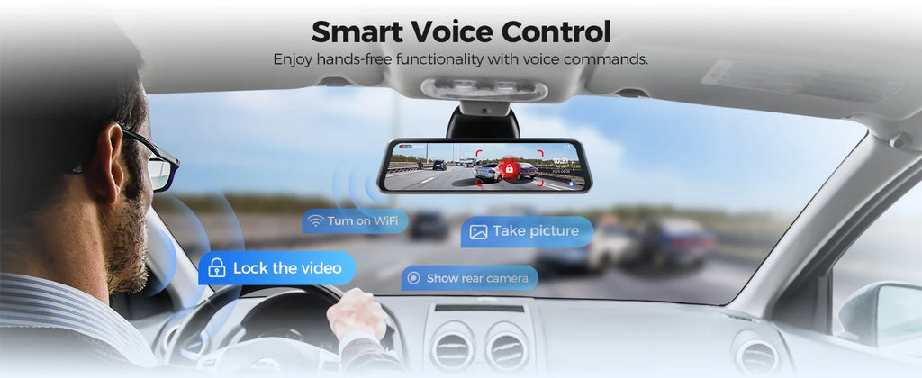 AZDOME PG17 MAX — 4K Dash Cam, GPS, Voice Control