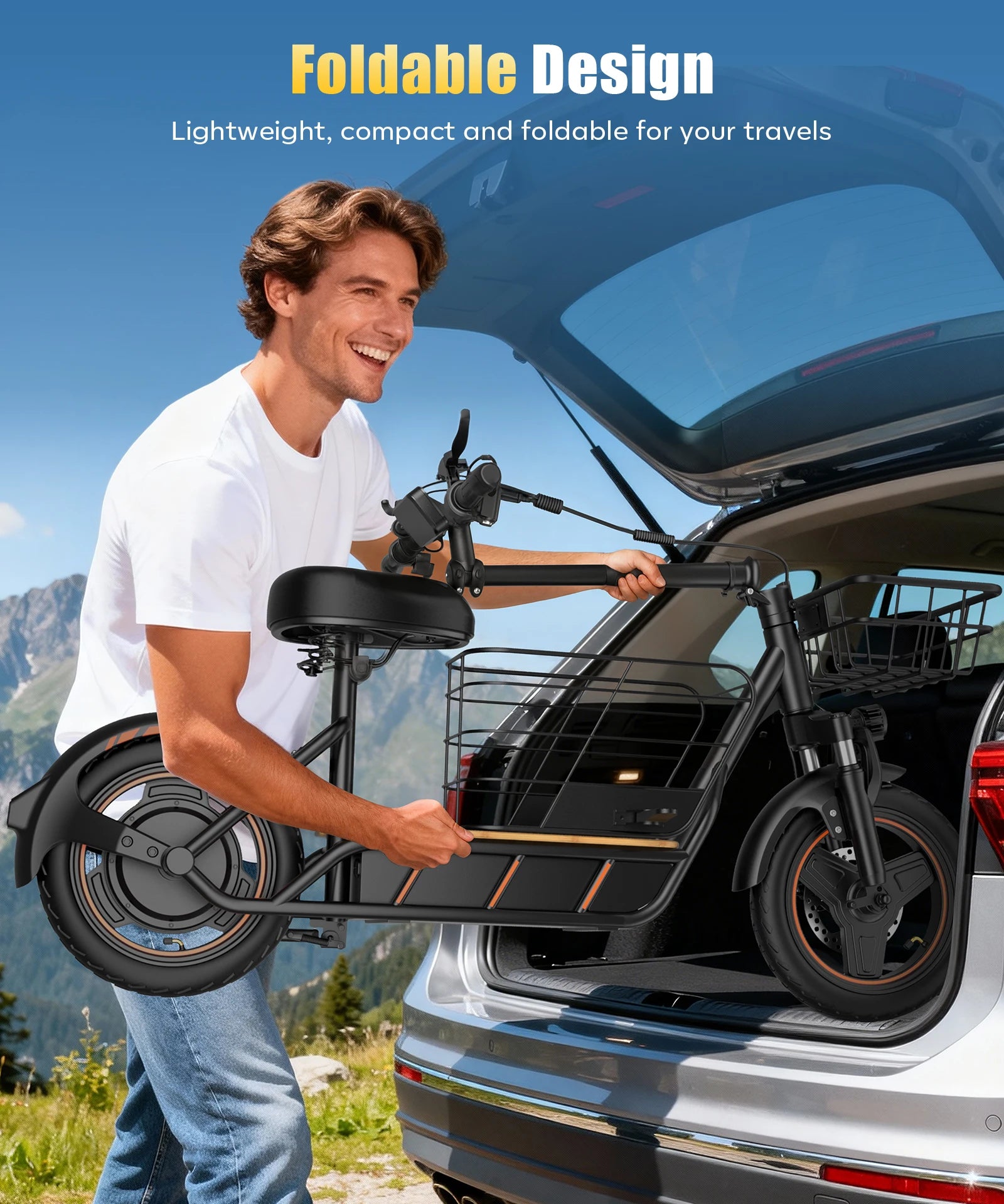 14 Inch Electric Bike Tire Sports & Entertainment Cycling Gear for E-Bike