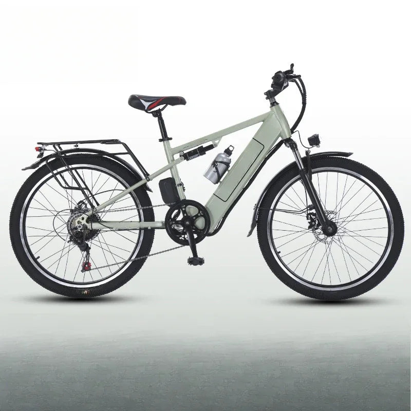 26" Electric Bike — 400W Motor, 48V Battery