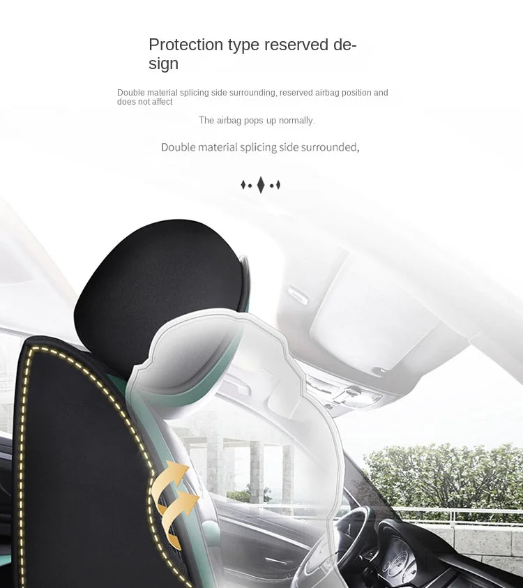 Universal Car Seat Cover for MG All Car Models ZS EV GT EHS RX5 MG4 MULAN MG5 MARVEL R MG6 Auto Accessories Interior