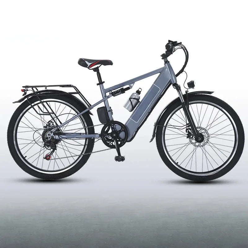 26" Electric Bike — 400W Motor, 48V Battery