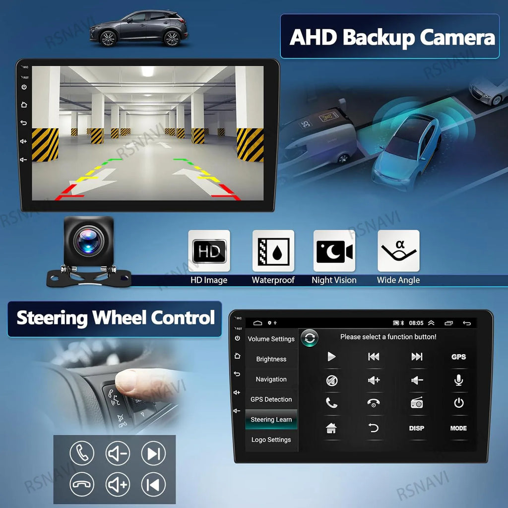 Kia Rio Android 15 — 2K Screen, CarPlay, GPS