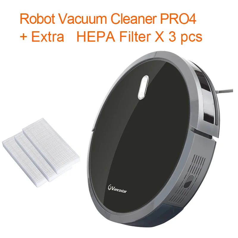 Robot Vacuum Cleaner — Large Tank, Pet Hair