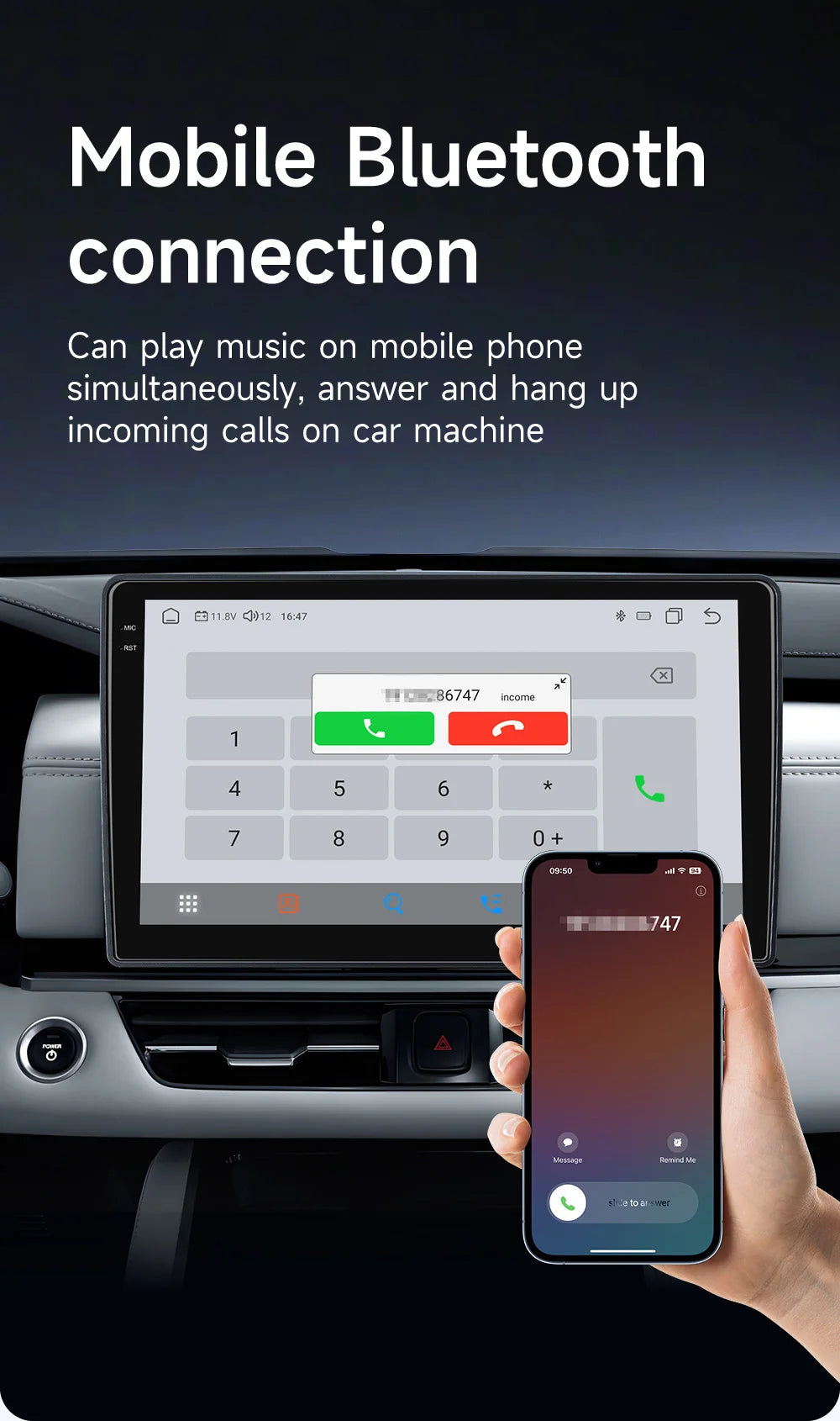Mercedes W164 Android 14 — CarPlay, 2 Din, GPS