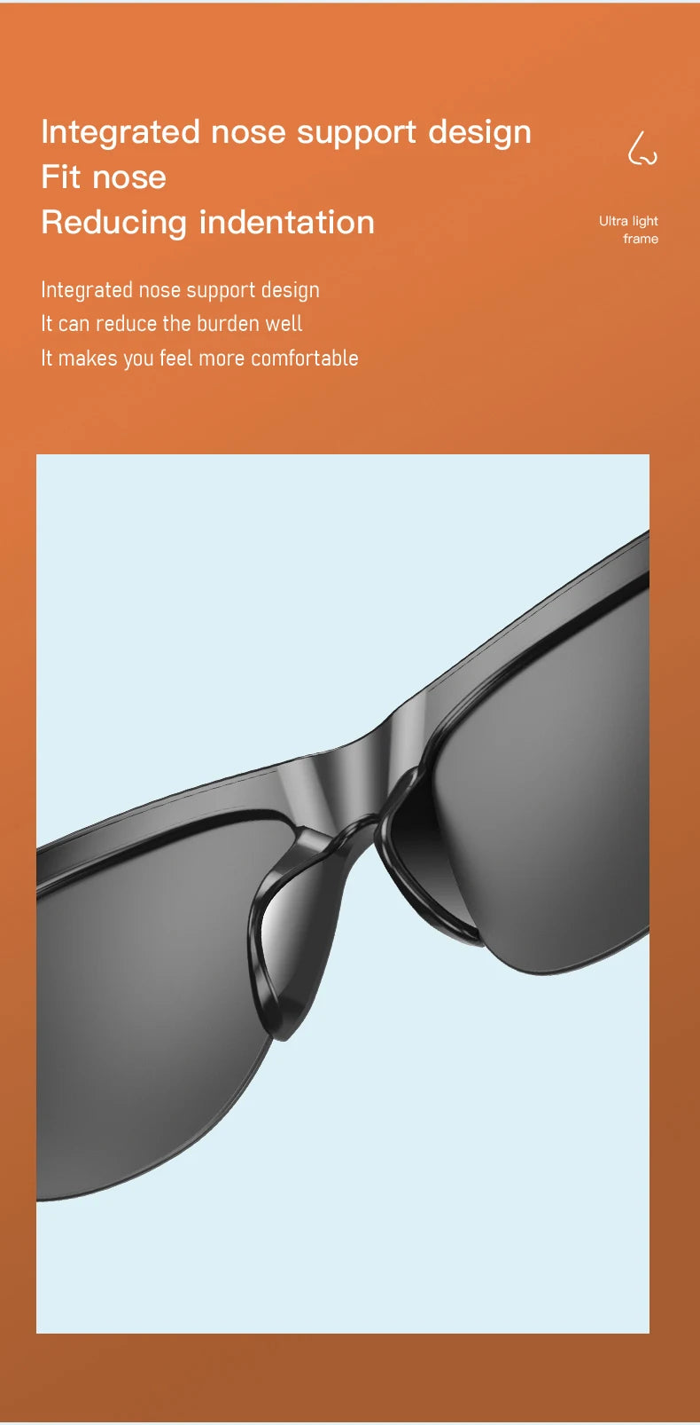 Smart Bluetooth Sunglasses — HiFi Audio, UV Protection