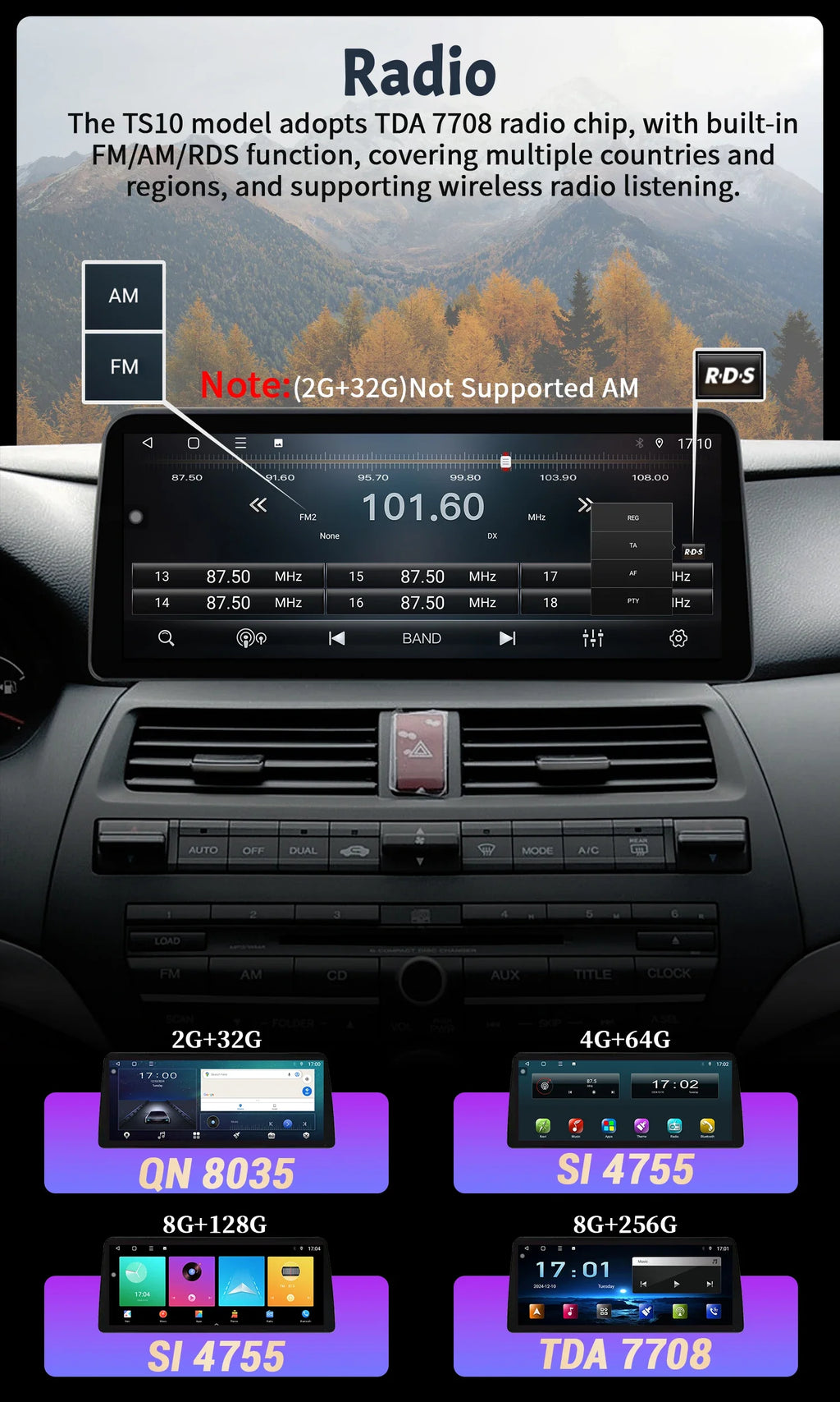 12.3" Android Radio — Honda Civic, CarPlay
