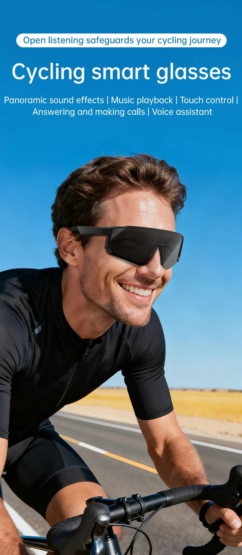 OnePlus AI Glasses — Bluetooth Audio, Windproof