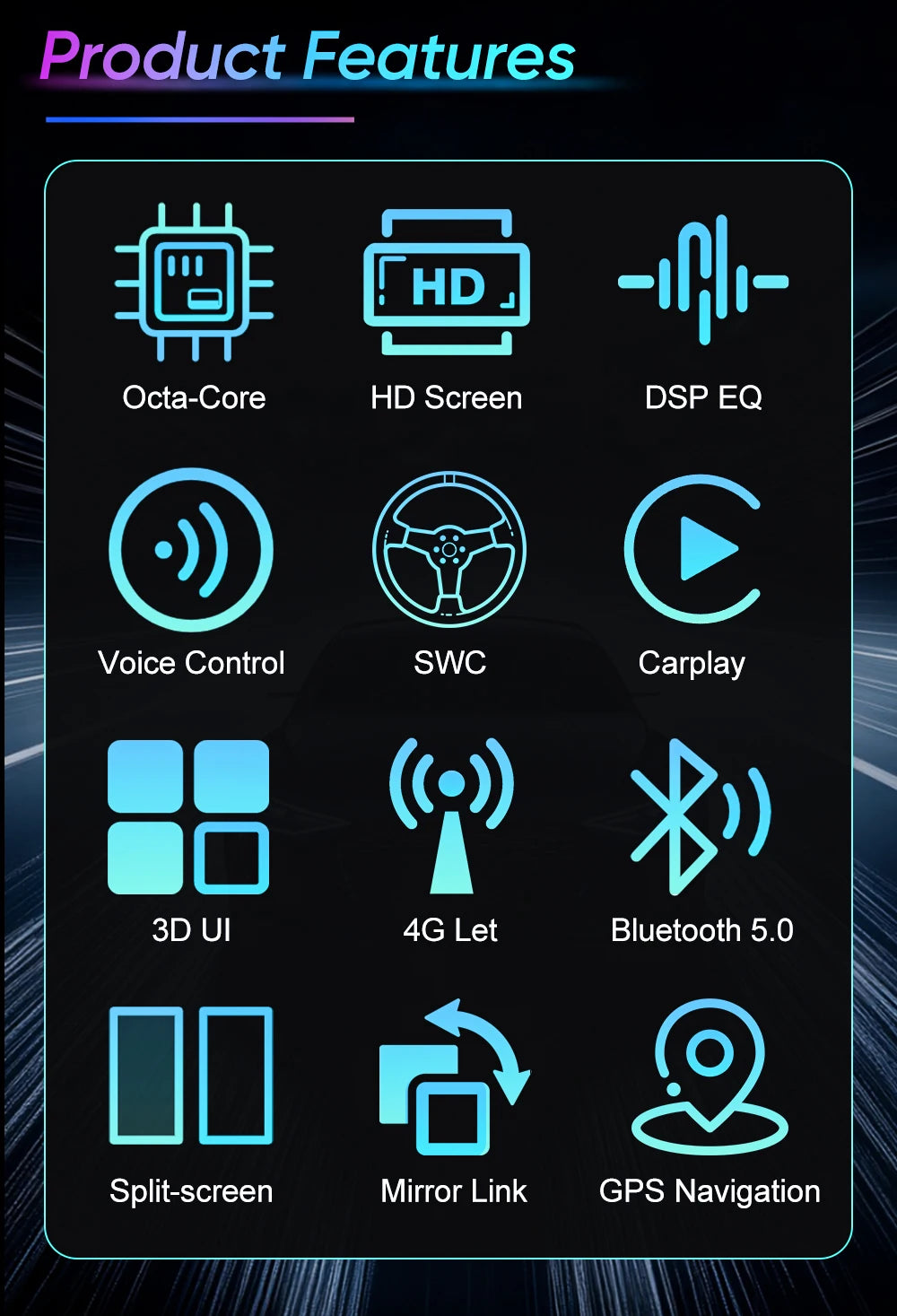 Peugeot 308 Car Radio — CarPlay, 5G WiFi