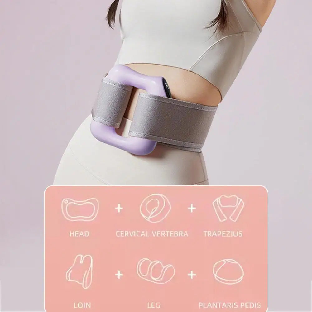Full-Body Fascia Ring Multifunctional Exercise Vibration Fitness Massager Fat Burning Shaping Fat Slinger Deep Tissue Massage